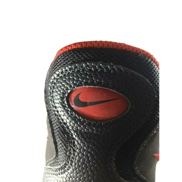 Nike Zoom Air Mens 13 Red Grey 2012 Basketball Shoes 554989 Sneakers - Picture 9 of 12